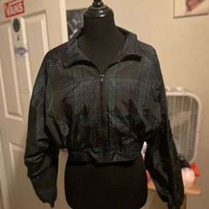 Cropped Windbreaker Jacket